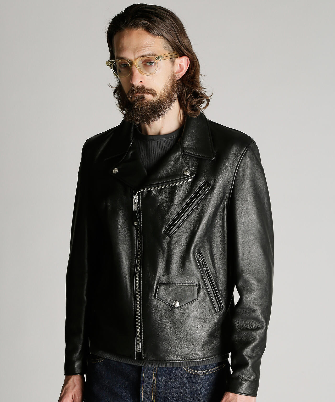 228US LAMB RIDERS JACKET/ラム ライダース