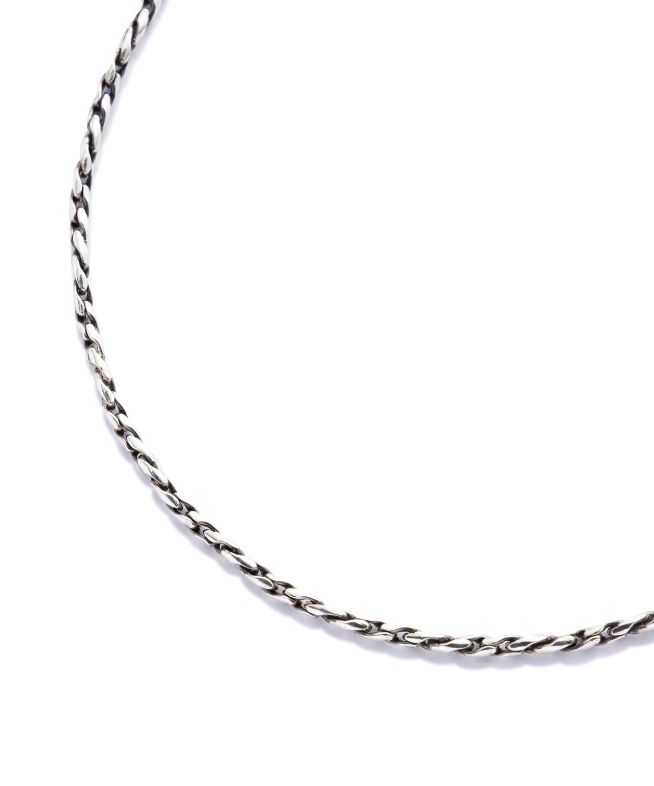 meian/メイアン/STERLING SILVER S-SCREW CHAIN NECKLACE/スクリュー チェーンネックレス