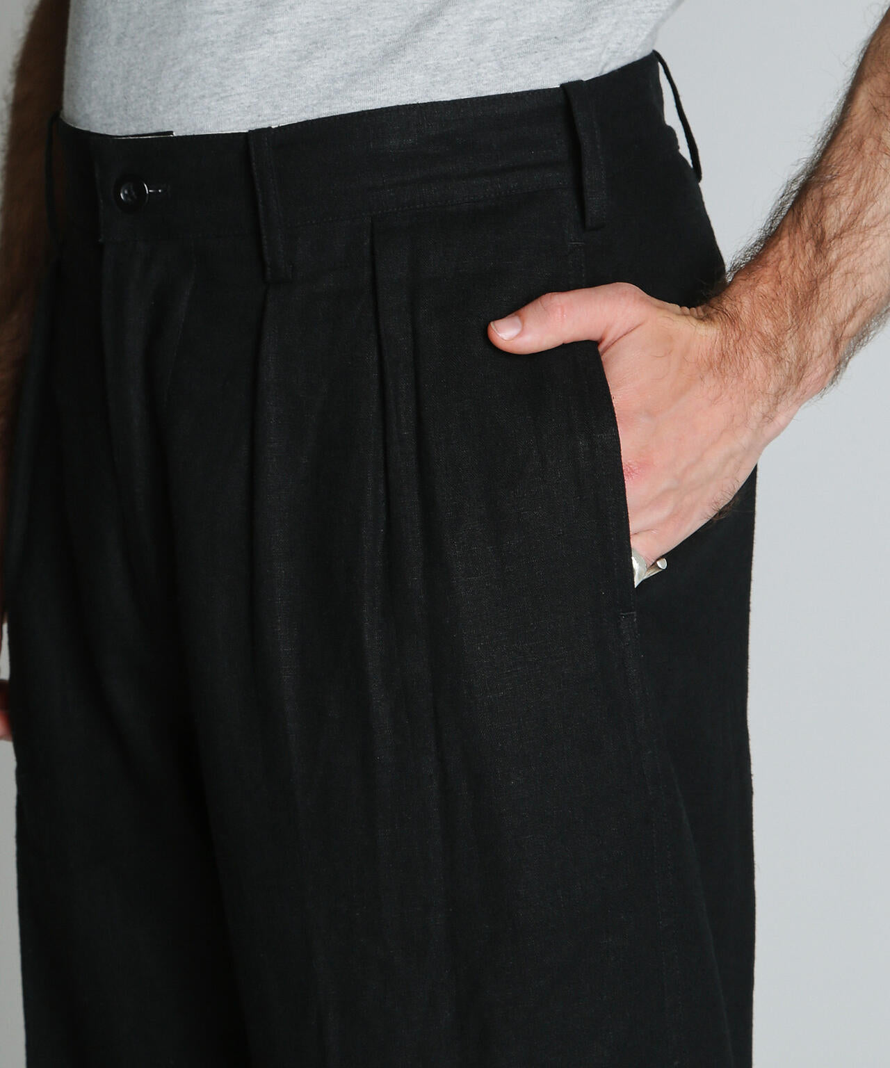 LINEN TROUSERS/リネン トラウザー