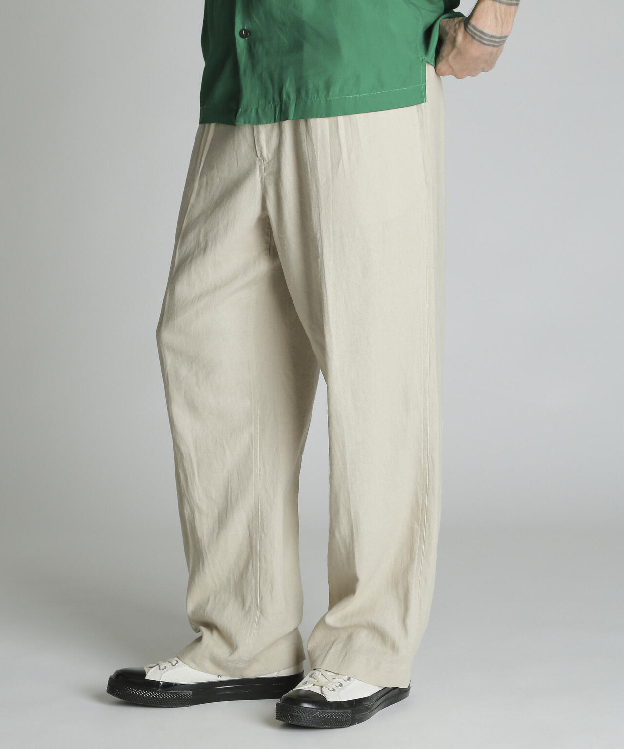 LINEN TROUSERS/リネン トラウザー