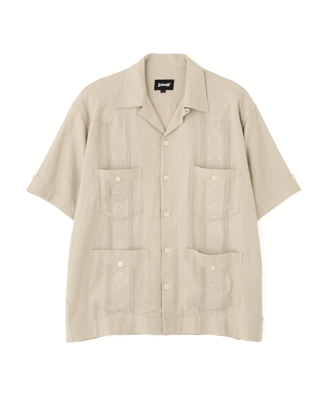 LINEN GUAYABERA SHIRT/リネン キューバシャツ