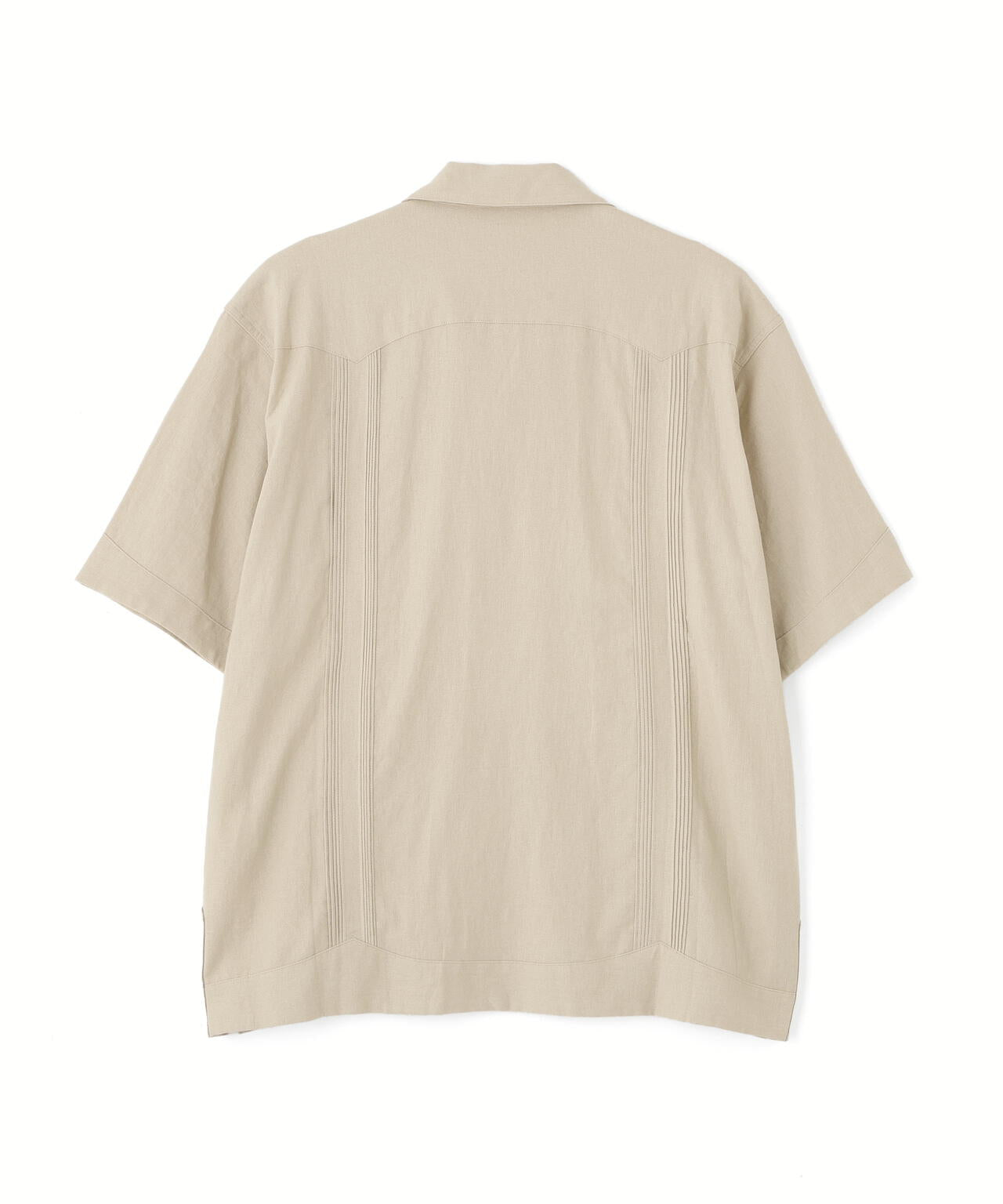 LINEN GUAYABERA SHIRT/リネン キューバシャツ