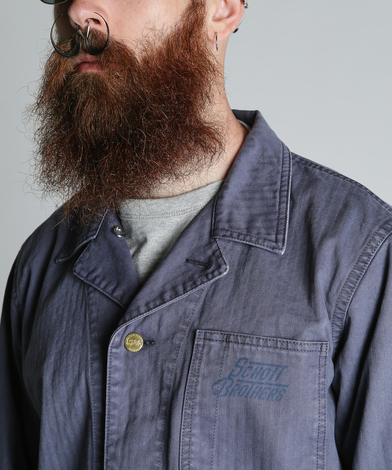 HERRINGBONE COVERALL/ヘリンボーン カバーオール
