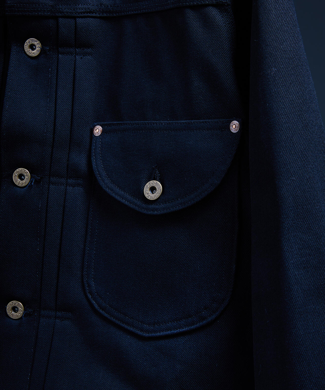 xLee/×リー/101J COWBOY BLACK DENIM JACKET/カウボーイ ブラックデニムジャケット