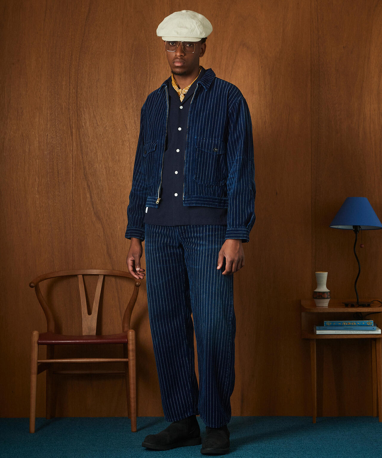 INDIGO CORDUROY PANTS/インディゴ コーデュロイ パンツ