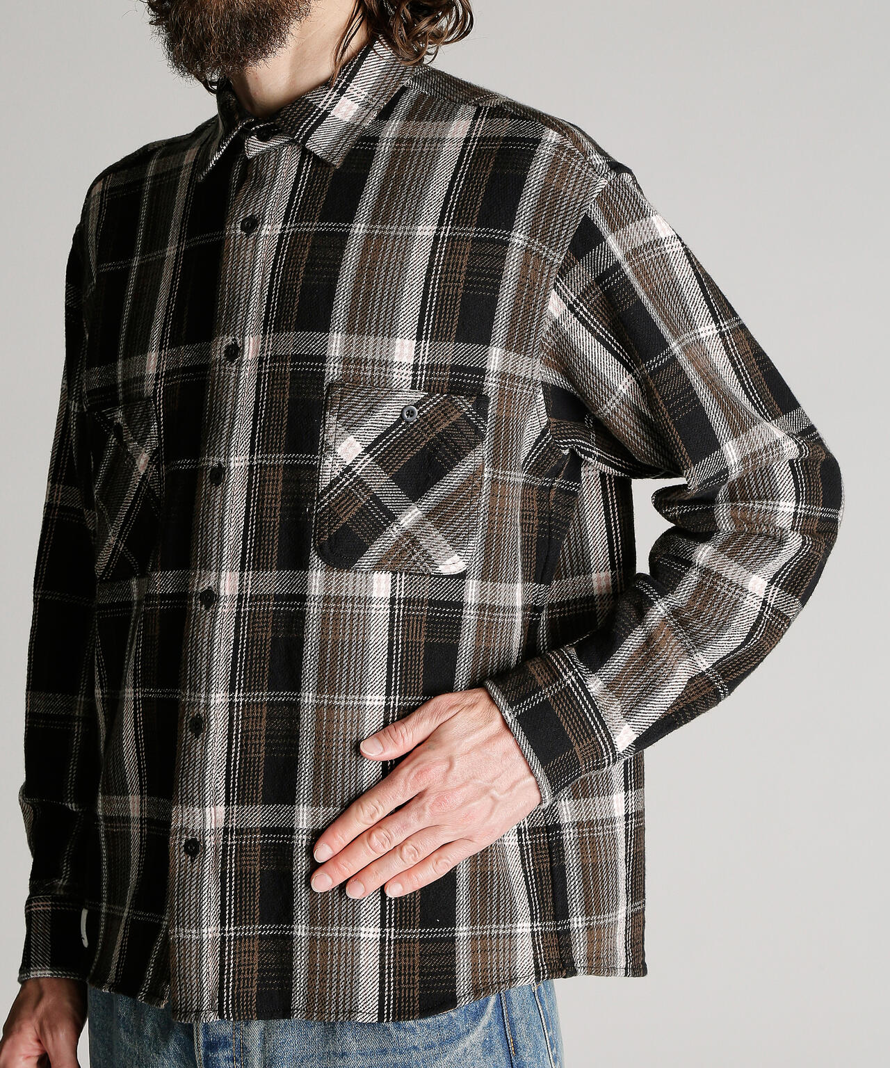 185cm B:86 W:74 H:90 着用サイズ：L