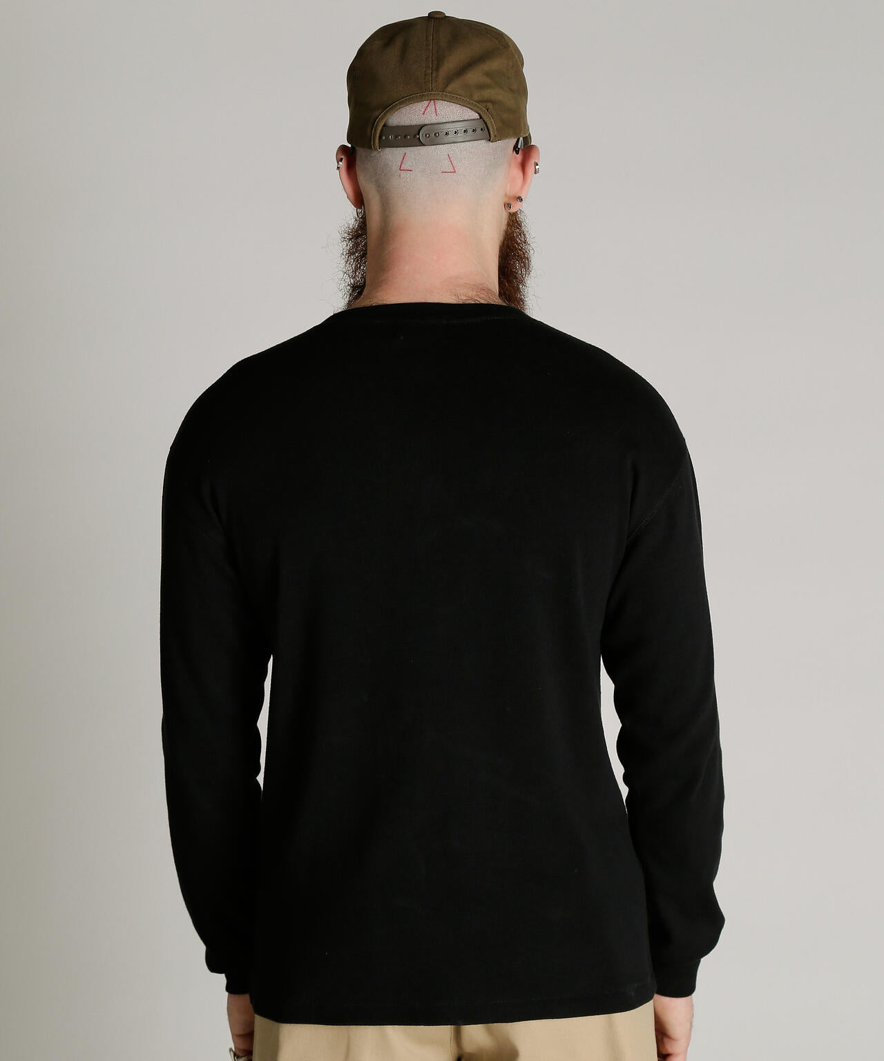 KNITTING HENLEY LS T-SHIRT/ニット ヘンリーロンT
