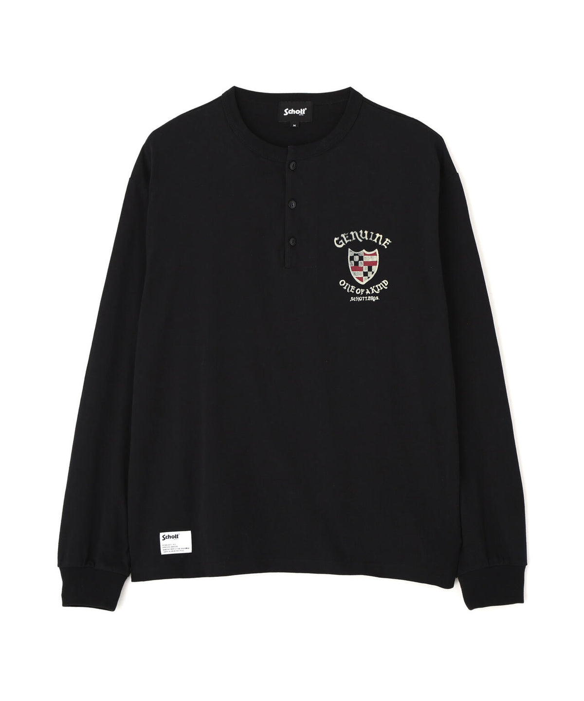 SHIELD HORSE HENLEY LS T-SHIRT/シールドホース ヘンリーロンT