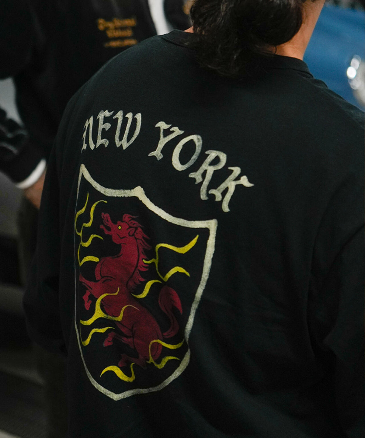 SHIELD HORSE HENLEY LS T-SHIRT/シールドホース ヘンリーロンT