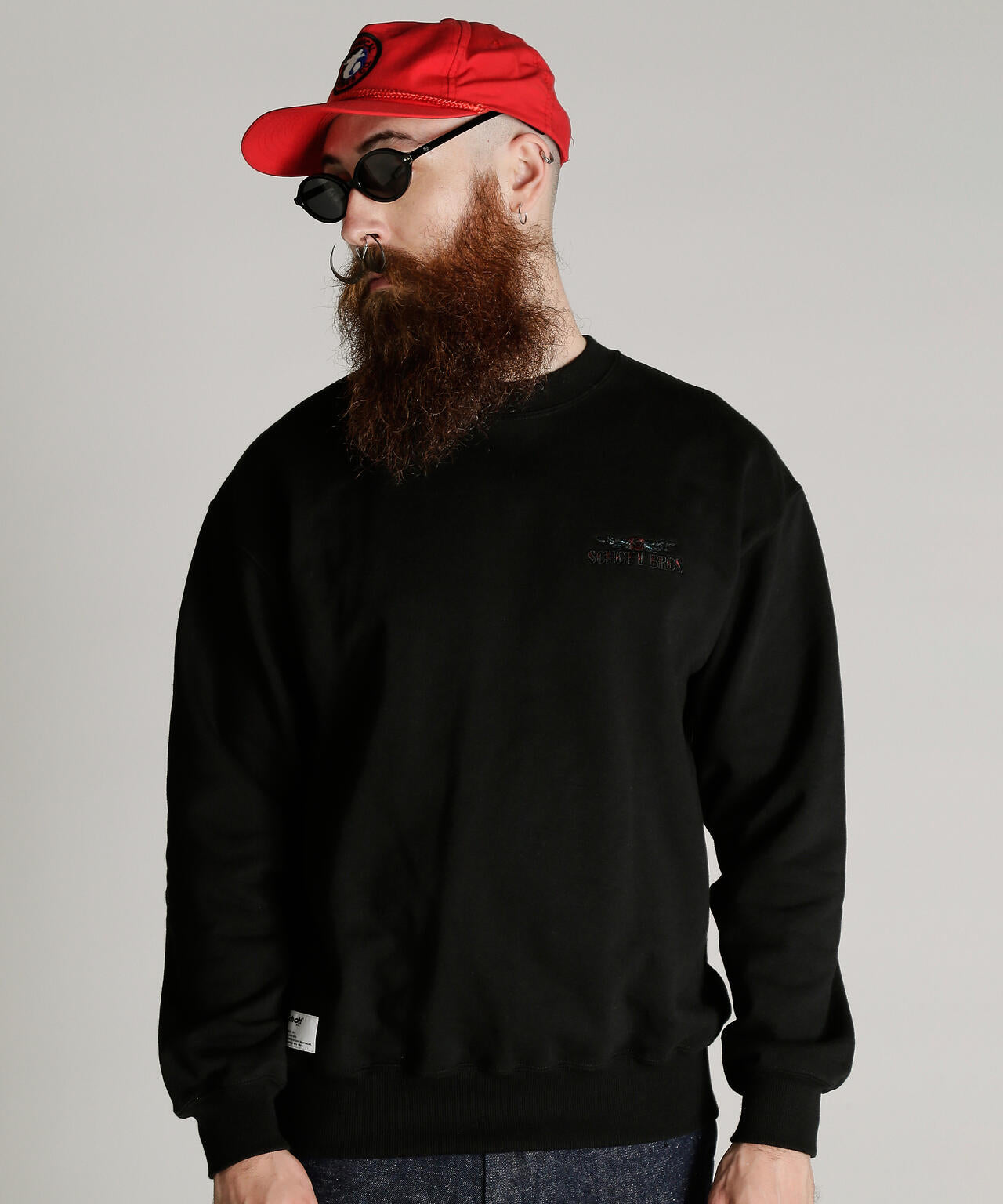 CREW SWEAT SHAKE HAND HORSE/クルースウェット シェイクハンドホース