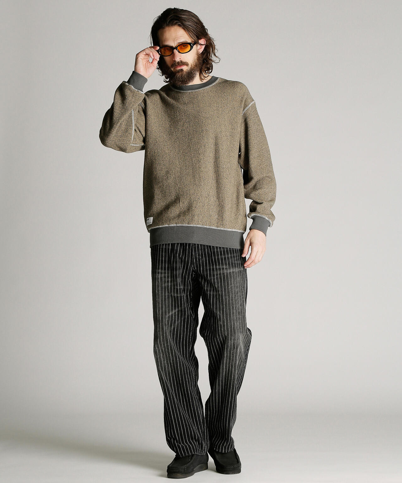 SALT AND PEPPER CREW SWEAT/ソルトアンドペッパー スウェット