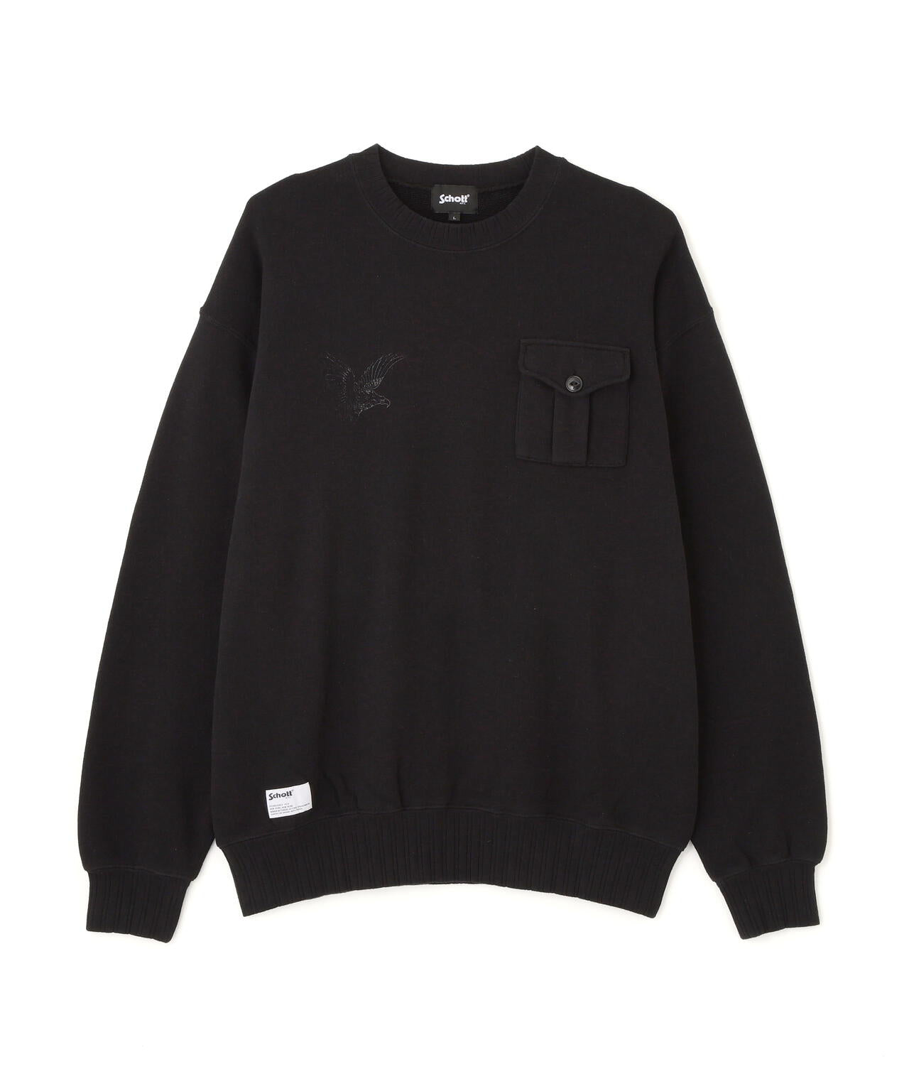 CREW SWEAT RIB STITCH EAGLE/クルースウェット リブステッチ イーグル