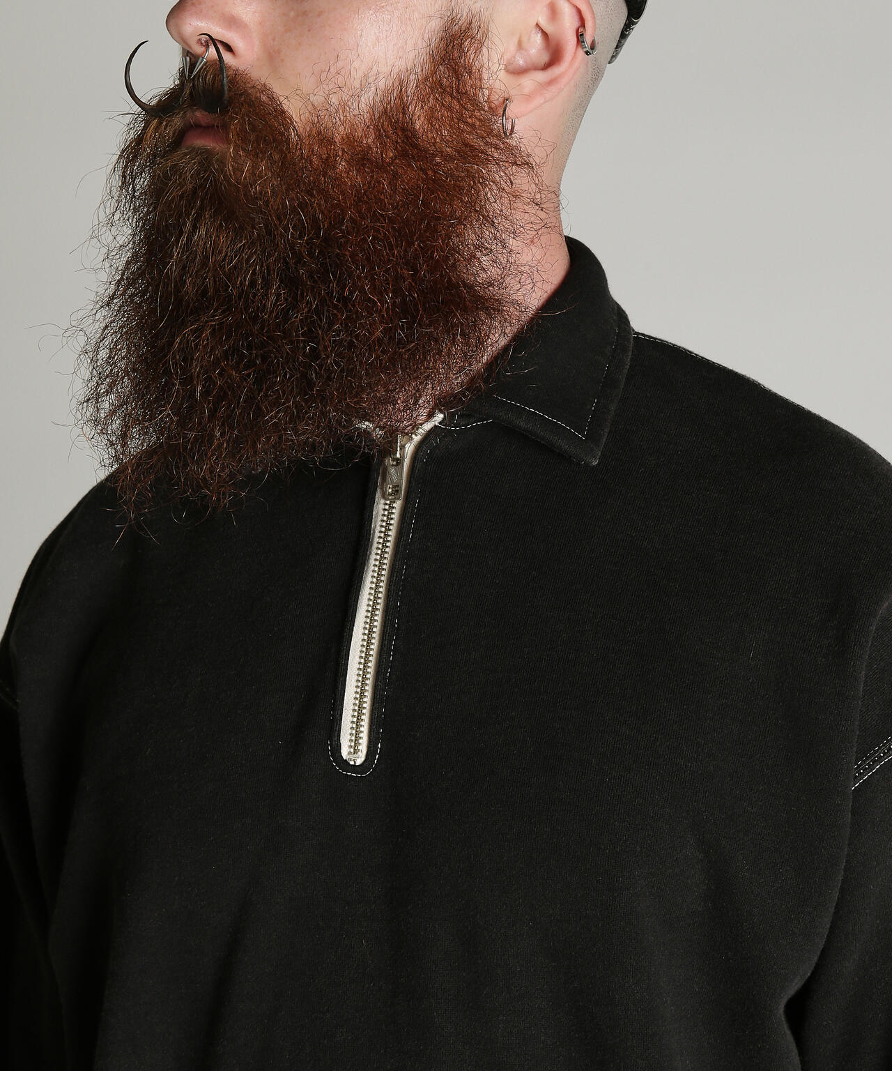 HALF ZIP SWEAT/ハーフ ジップ スウェット