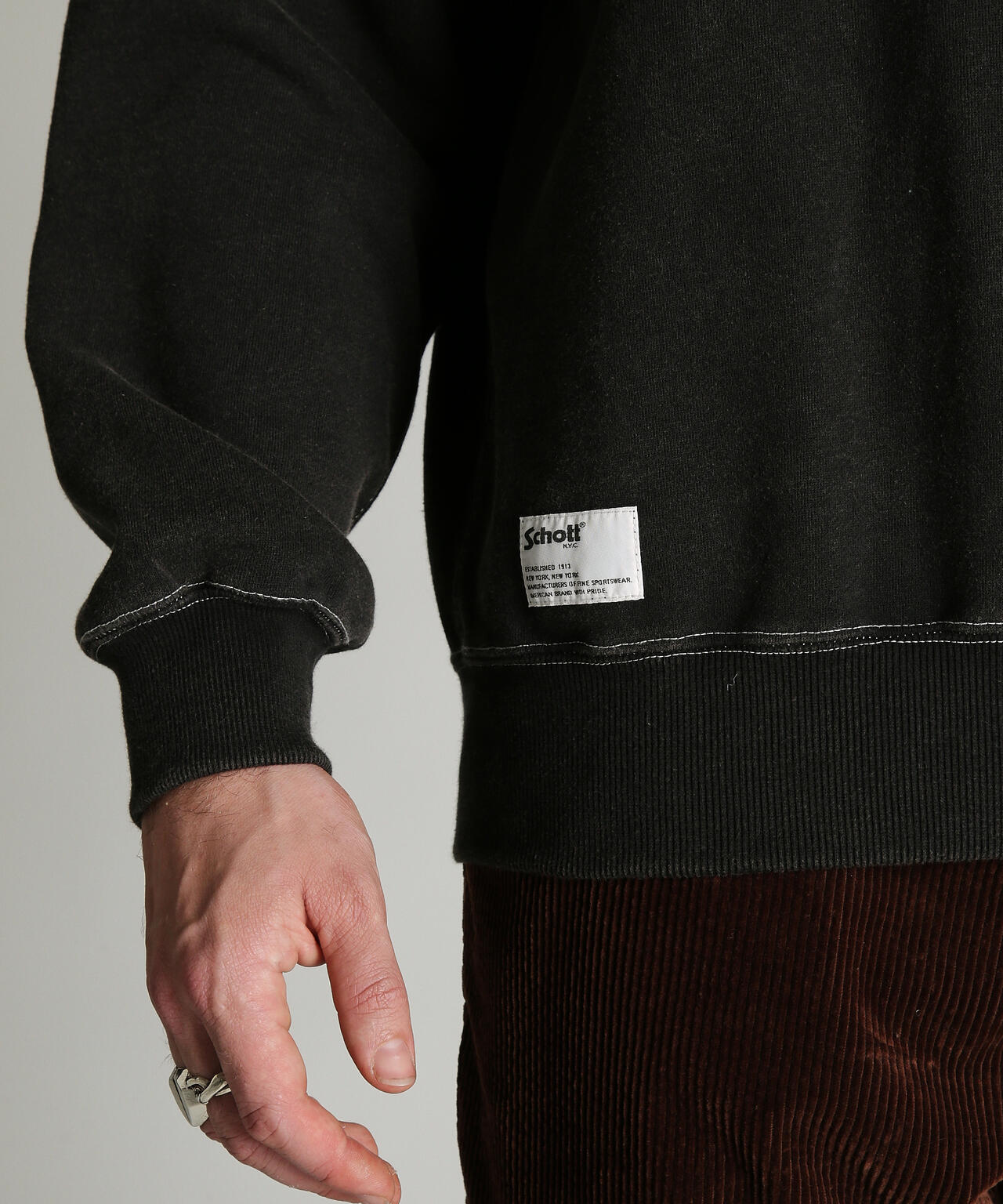 HALF ZIP SWEAT/ハーフ ジップ スウェット