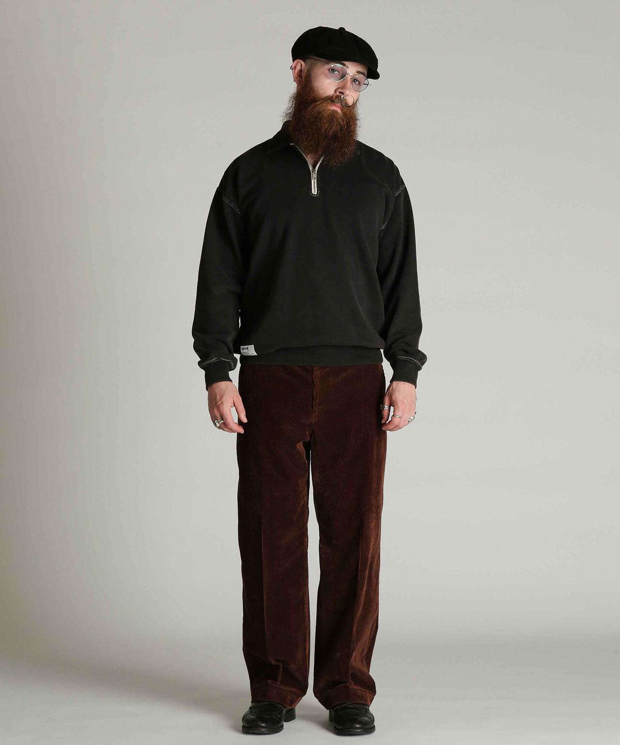 HALF ZIP SWEAT/ハーフ ジップ スウェット