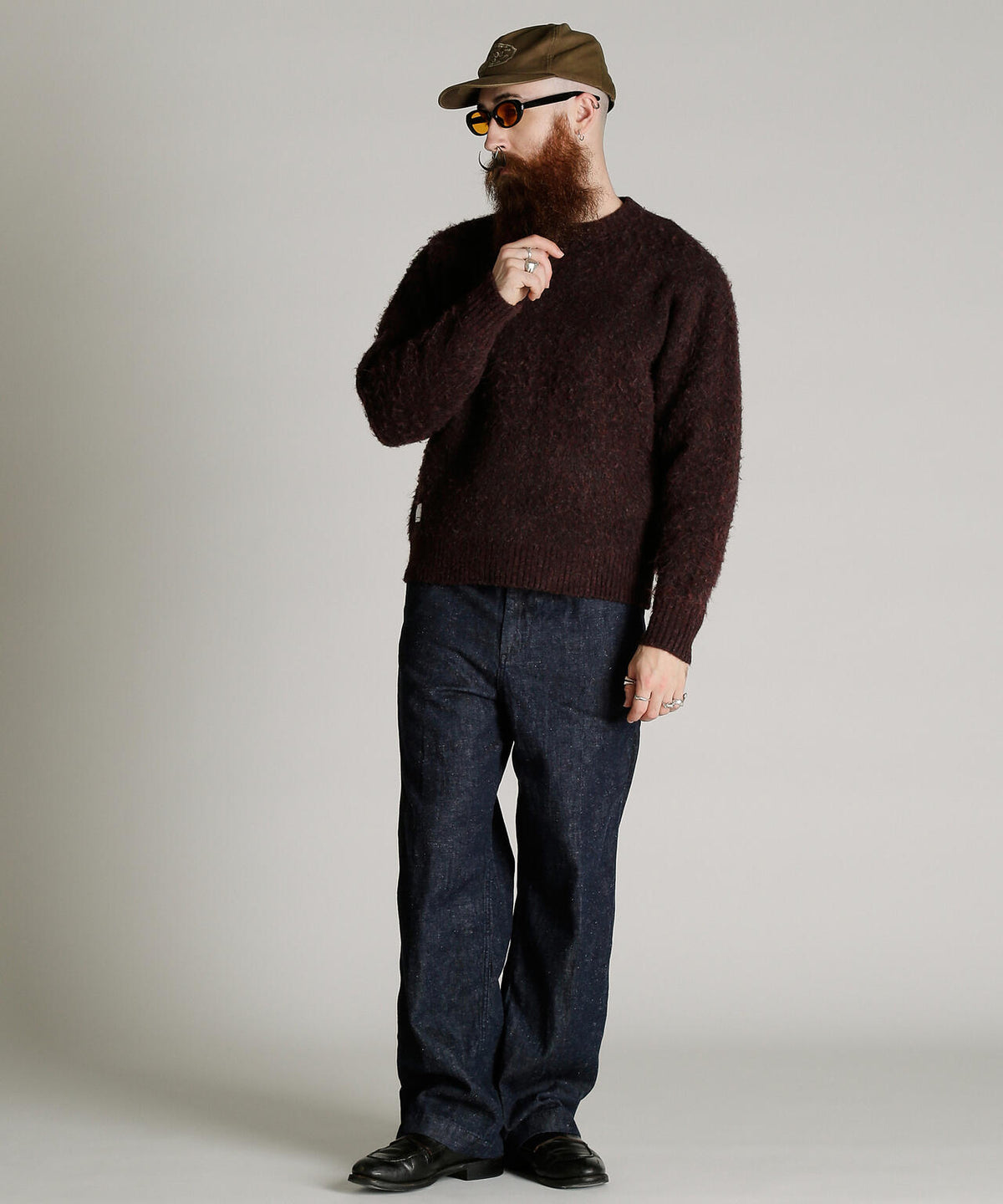 SHAGGY CREW KNIT/シャギー クルー ニット