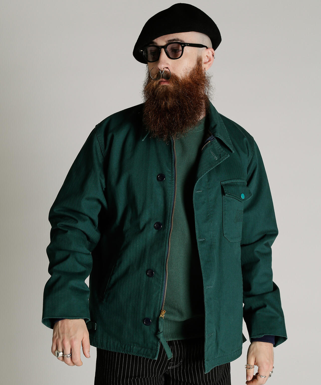 H.B A-2 JKT/ヘリンボーン A-2 ジャケット