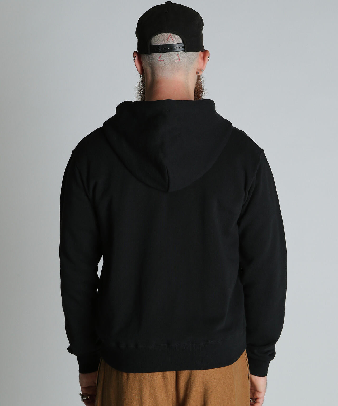 BLANK ZIP HOODED/ブランク ジップ パーカー