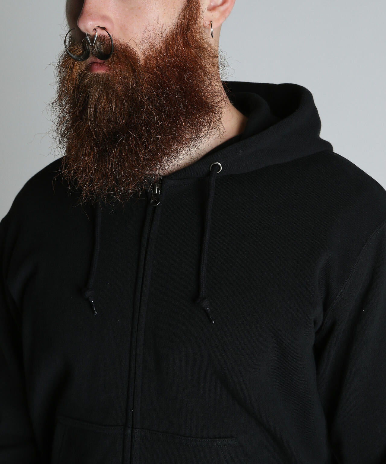BLANK ZIP HOODED/ブランク ジップ パーカー