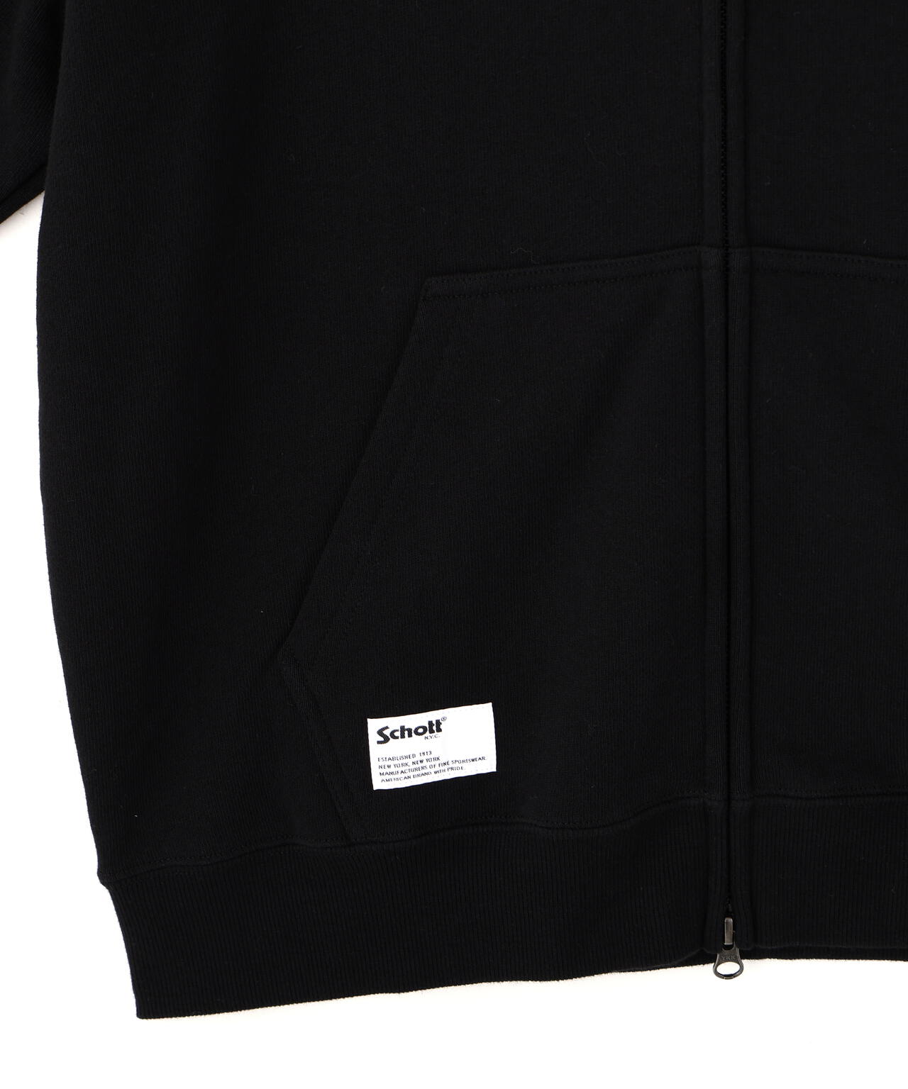 BLANK ZIP HOODED/ブランク ジップ パーカー