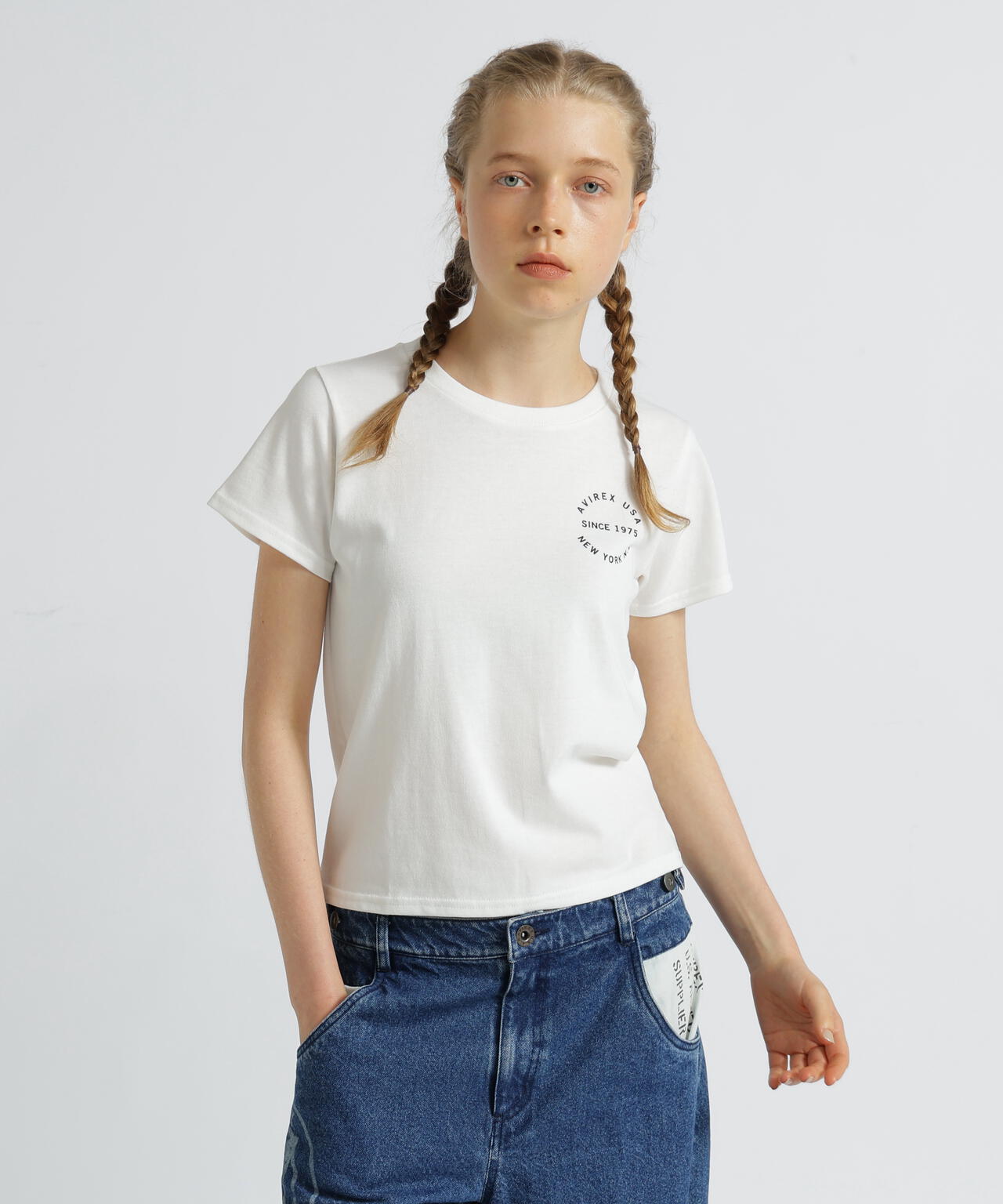 《KIDS》ヴァーシティーTシャツ/VARSITY T-SHIRT/AVIREX / アヴィレックス
