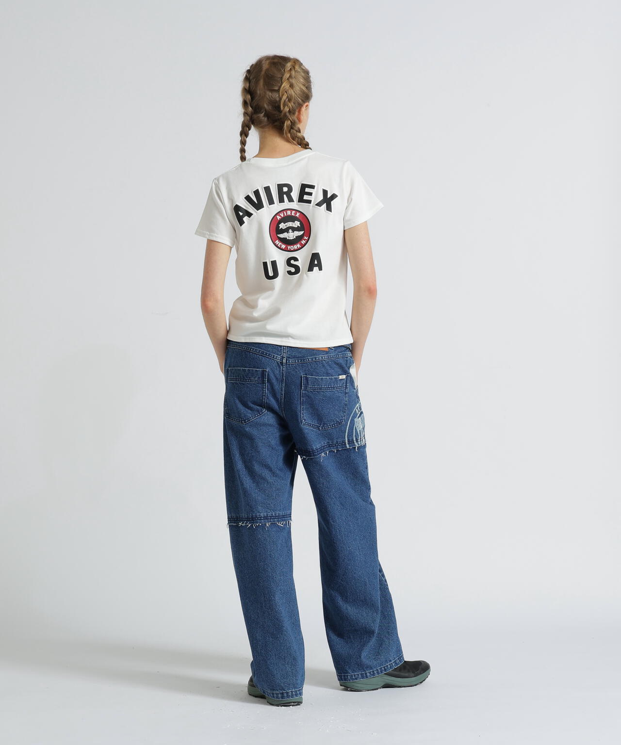 《KIDS》ヴァーシティーTシャツ/VARSITY T-SHIRT/AVIREX / アヴィレックス