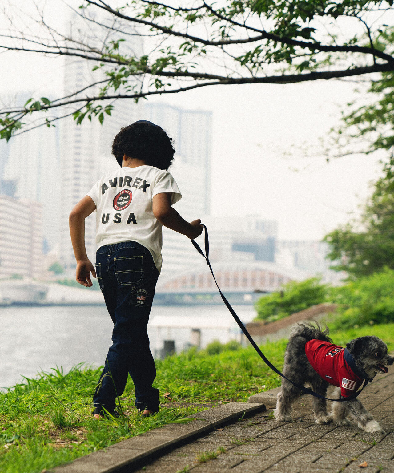 《KIDS》ヴァーシティーTシャツ/VARSITY T-SHIRT/AVIREX / アヴィレックス