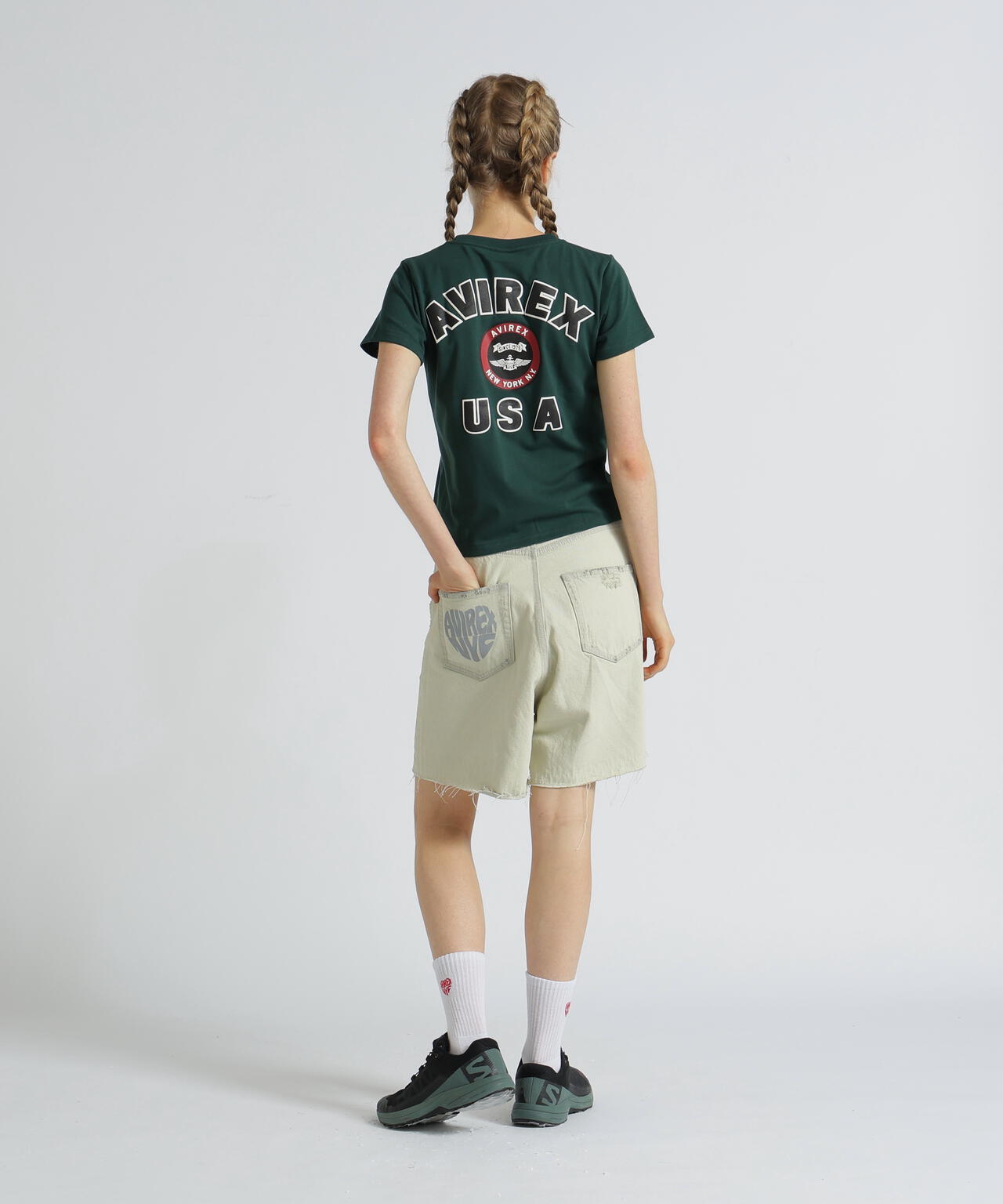 《KIDS》ヴァーシティーTシャツ/VARSITY T-SHIRT/AVIREX / アヴィレックス