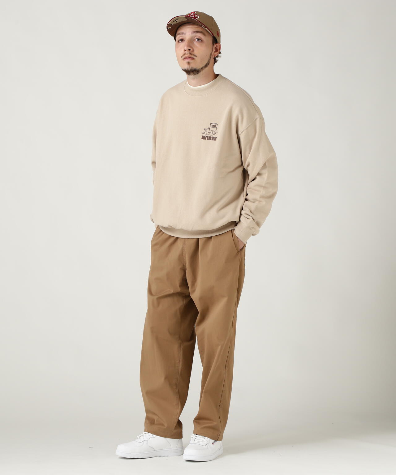 《WEB&DEPOT限定》FLIGHT MECHANIC CREW NECK SWEAT