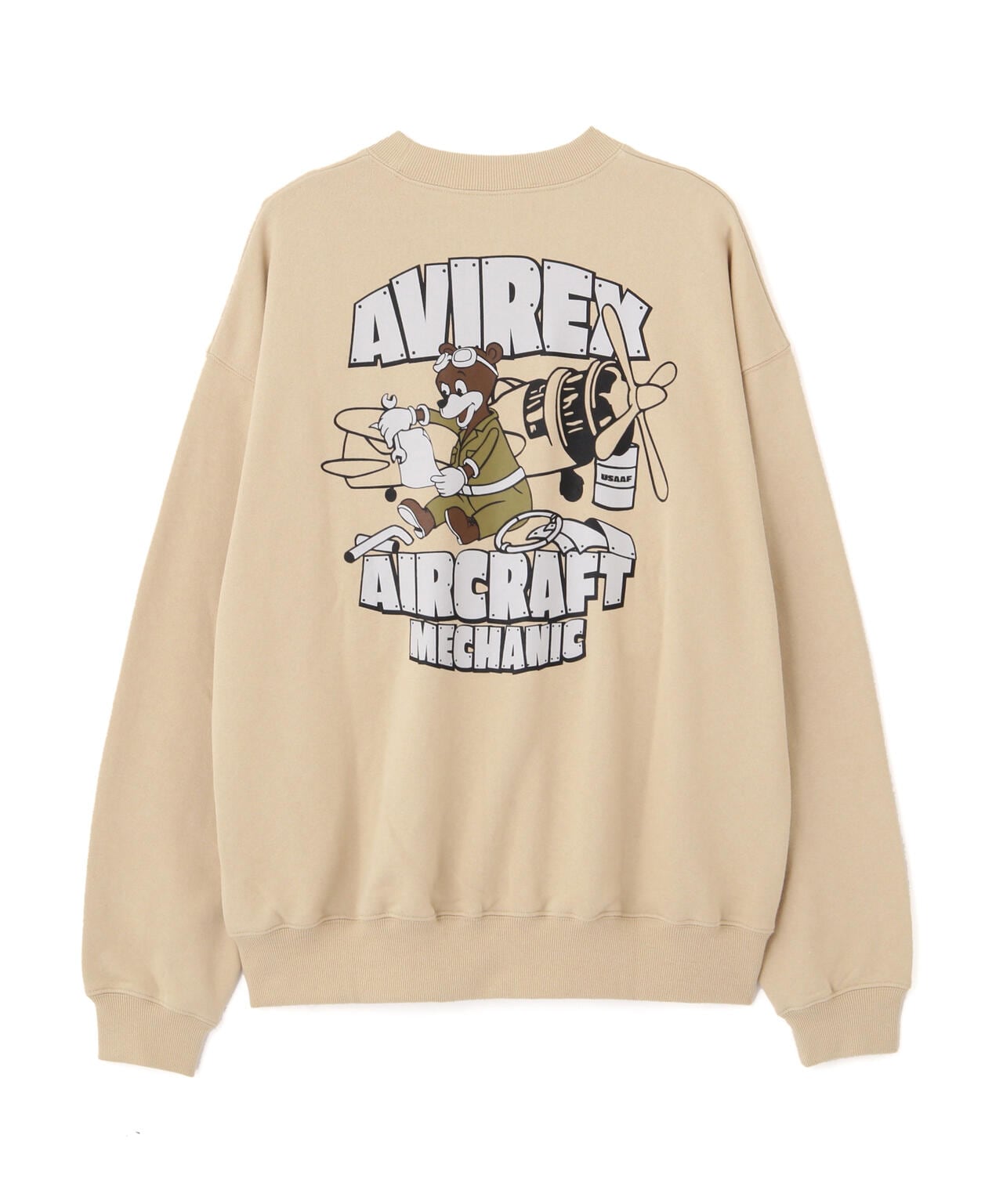 《WEB&DEPOT限定》FLIGHT MECHANIC CREW NECK SWEAT