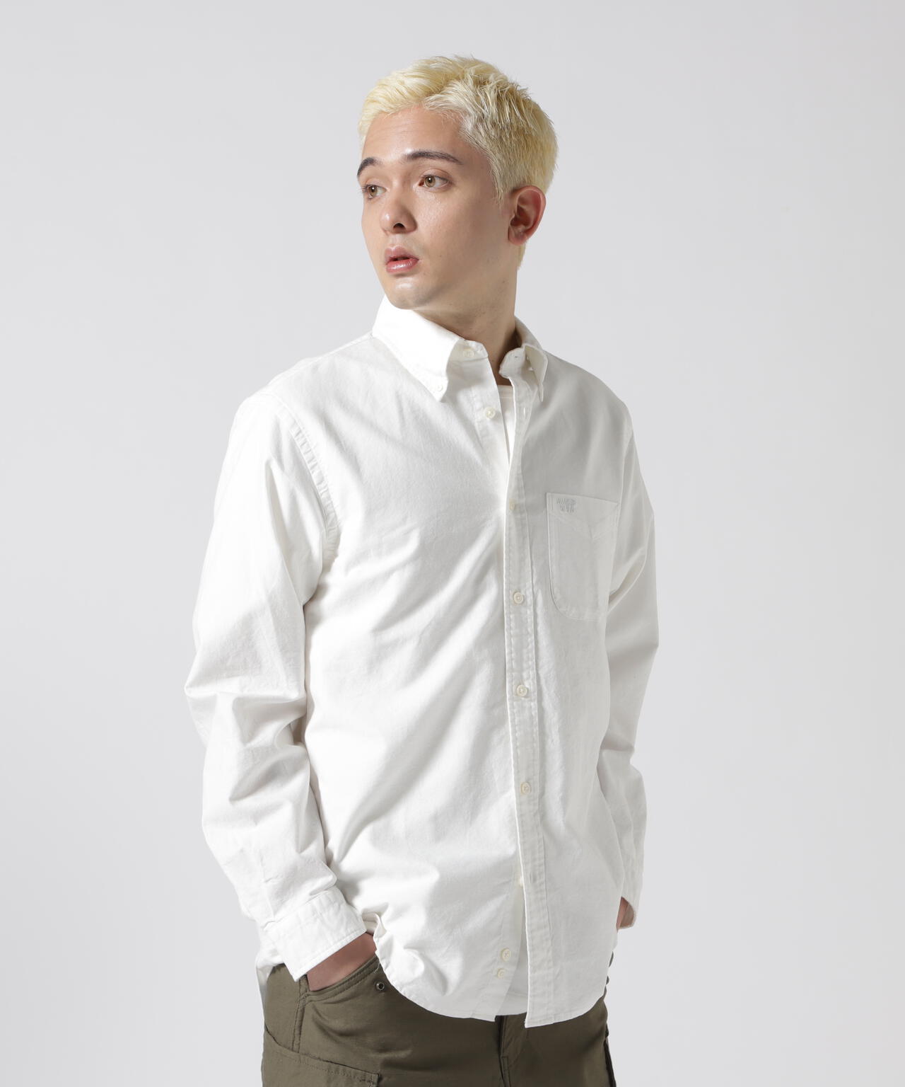 《DAILY/デイリー》BASIC OXFORD LONG SLEEVE B.D. SHIRT / 長袖 ベーシック オックスフォードシャツ