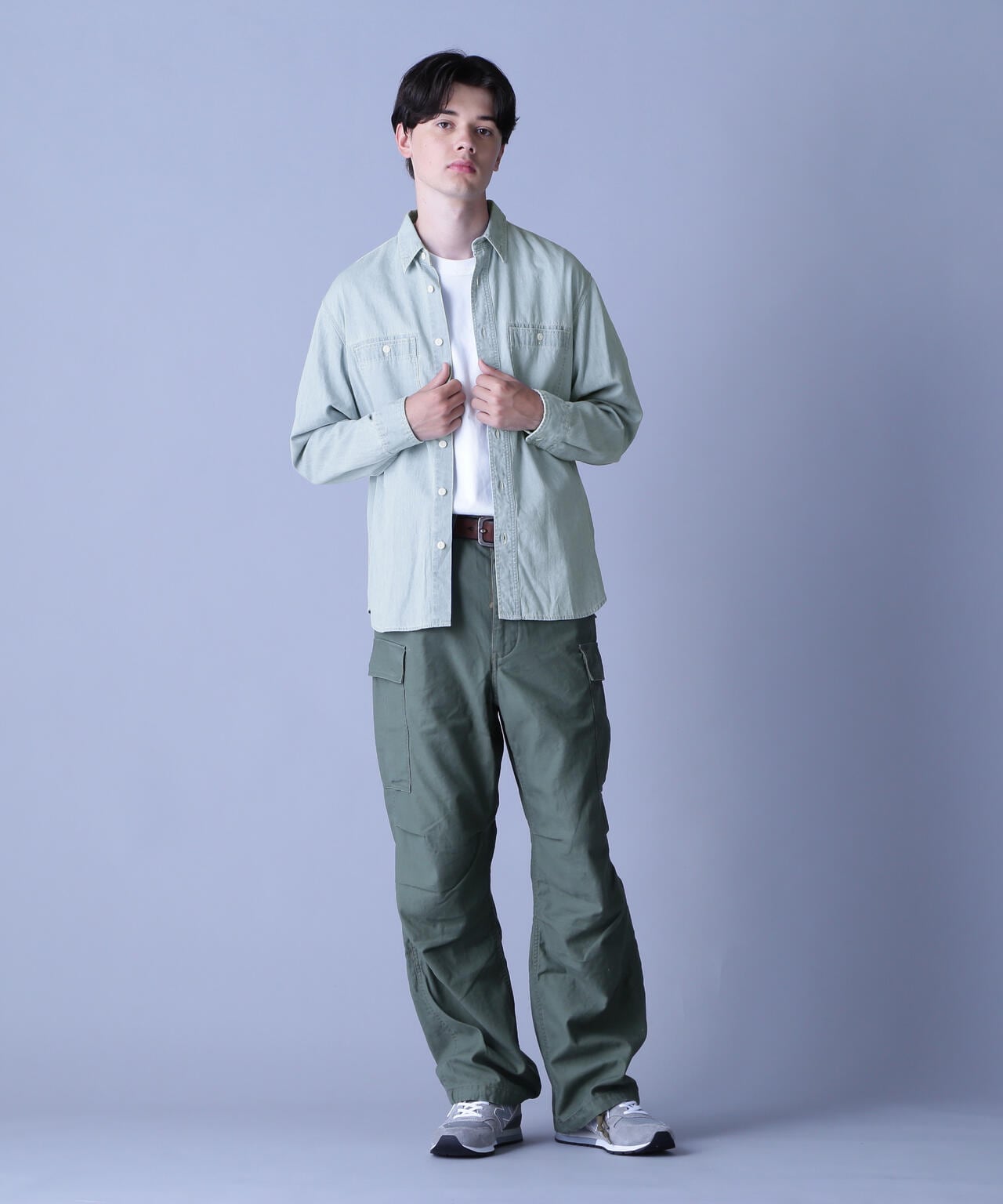 BASIC LIGHT DENIM L/S SHIRT / ベーシック ライト デニム 長袖 シャツ