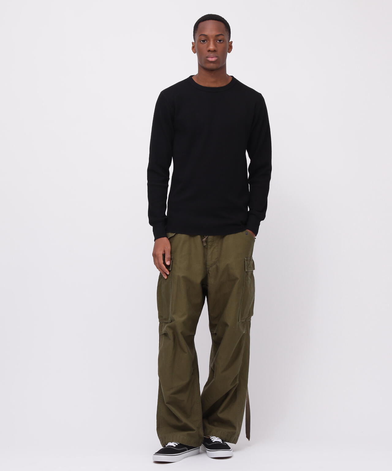 《DAILY/デイリー》THERMAL L/S CREW NECK T-SHIRT