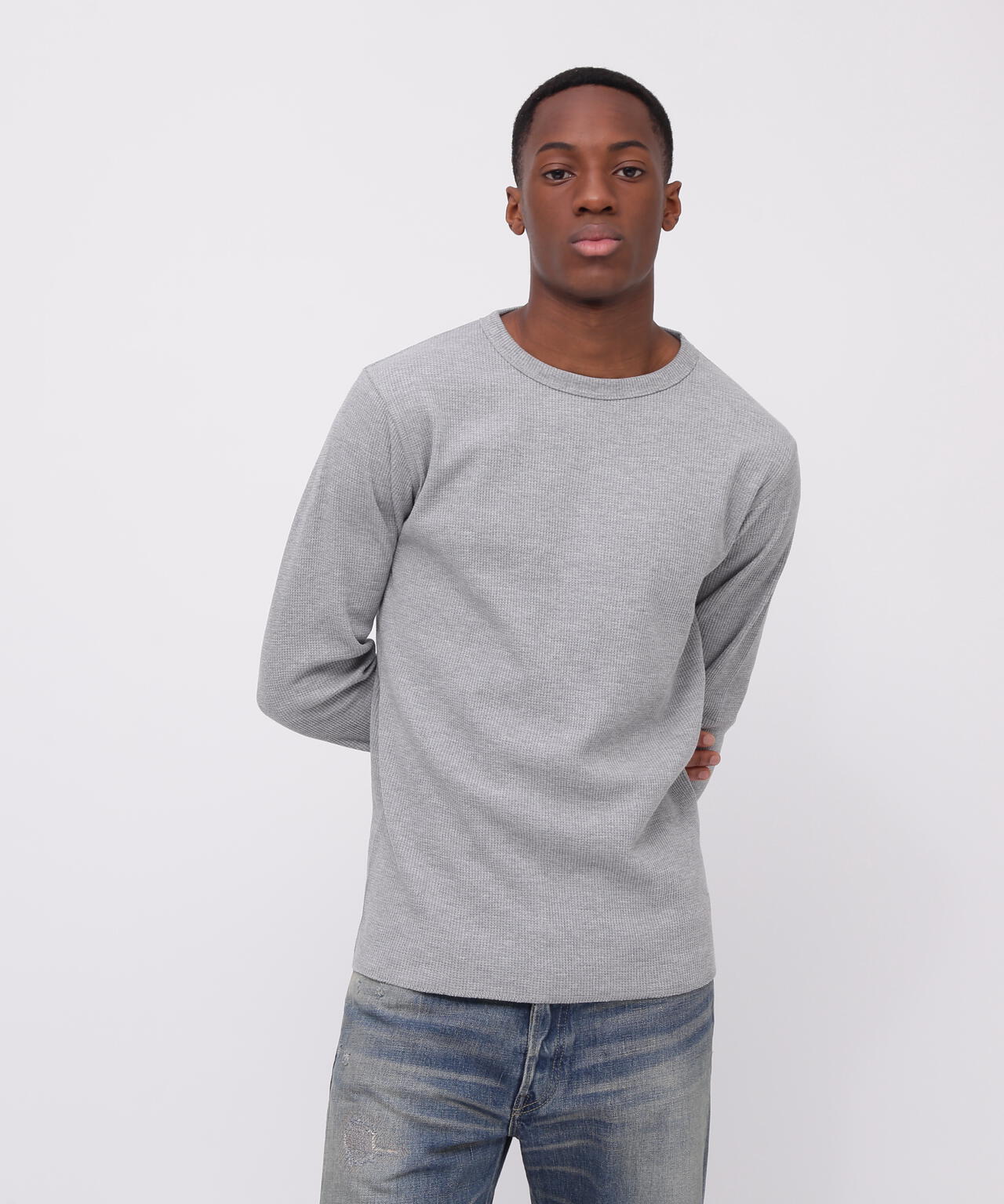 《DAILY/デイリー》THERMAL L/S CREW NECK T-SHIRT