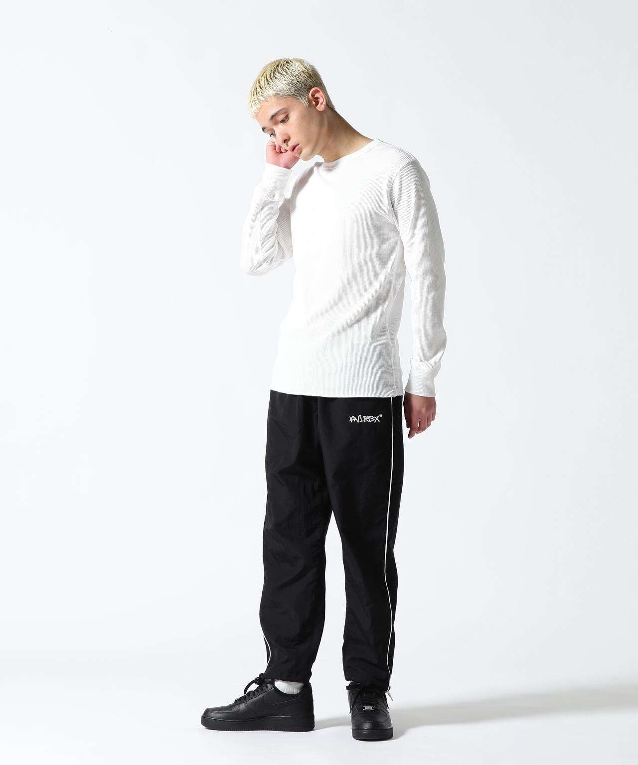 《DAILY/デイリー》THERMAL L/S CREW NECK T-SHIRT