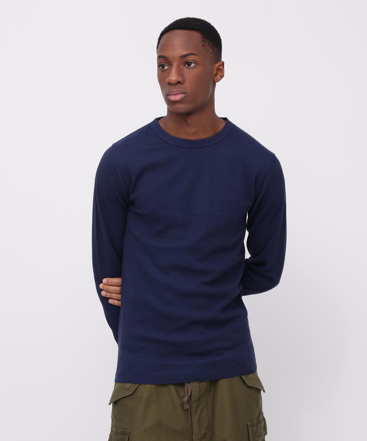 《DAILY/デイリー》THERMAL L/S CREW NECK T-SHIRT