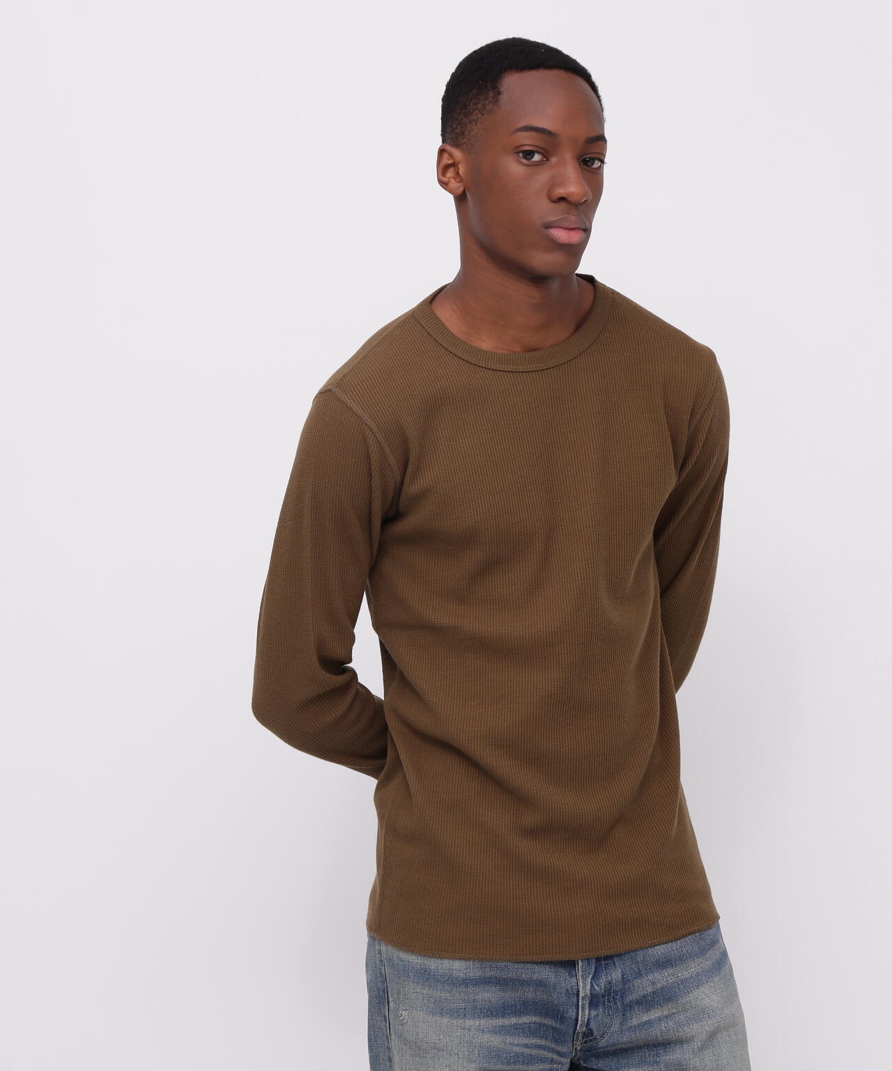 《DAILY/デイリー》THERMAL L/S CREW NECK T-SHIRT