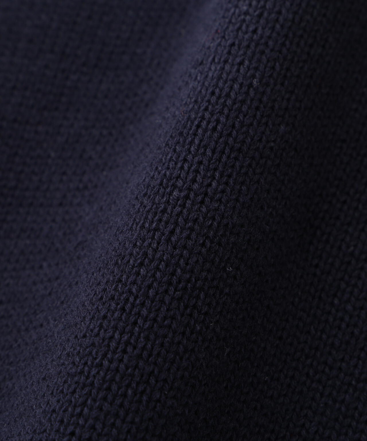 NAVAL STAND COLLAR ZIP KNIT JACKET / ネイバル スタンド カラー