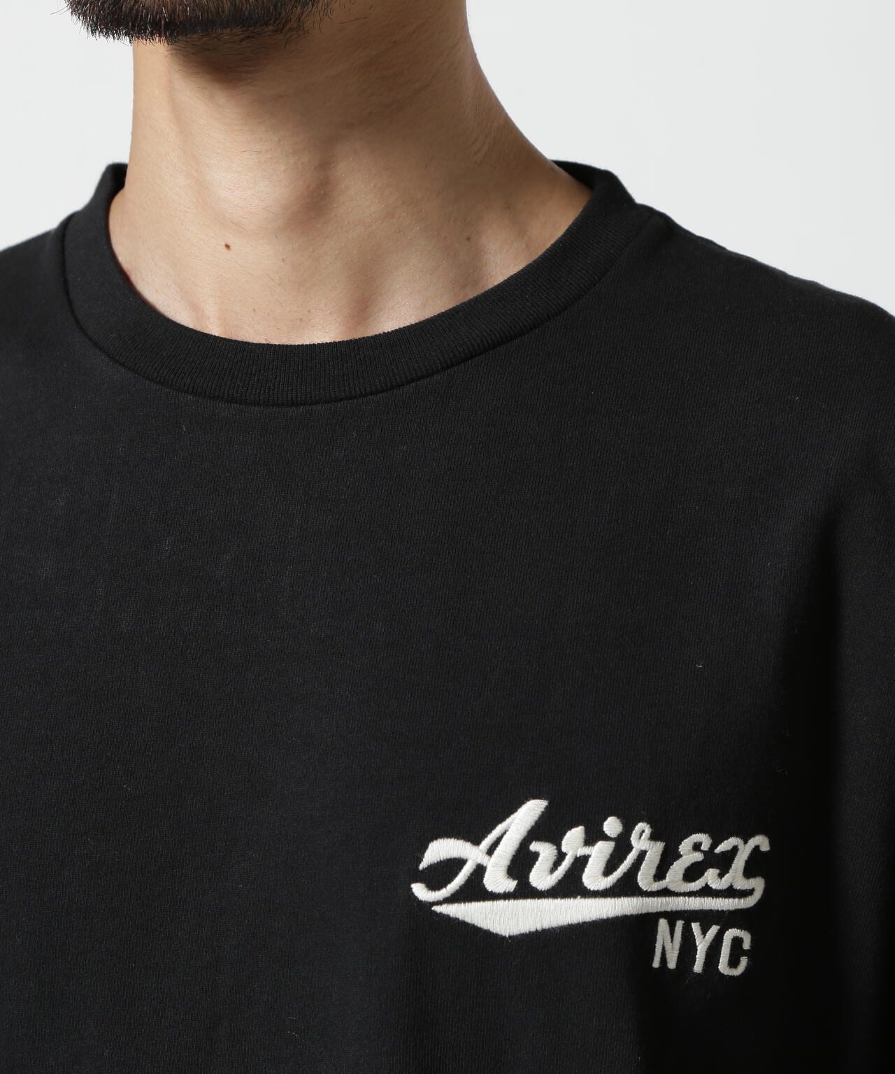 《WEB&DEPOT限定》AMERICAN FLAGS L/S T-SHIRT / アメリカン フラッグス 長袖 Tシャツ / AVIREX