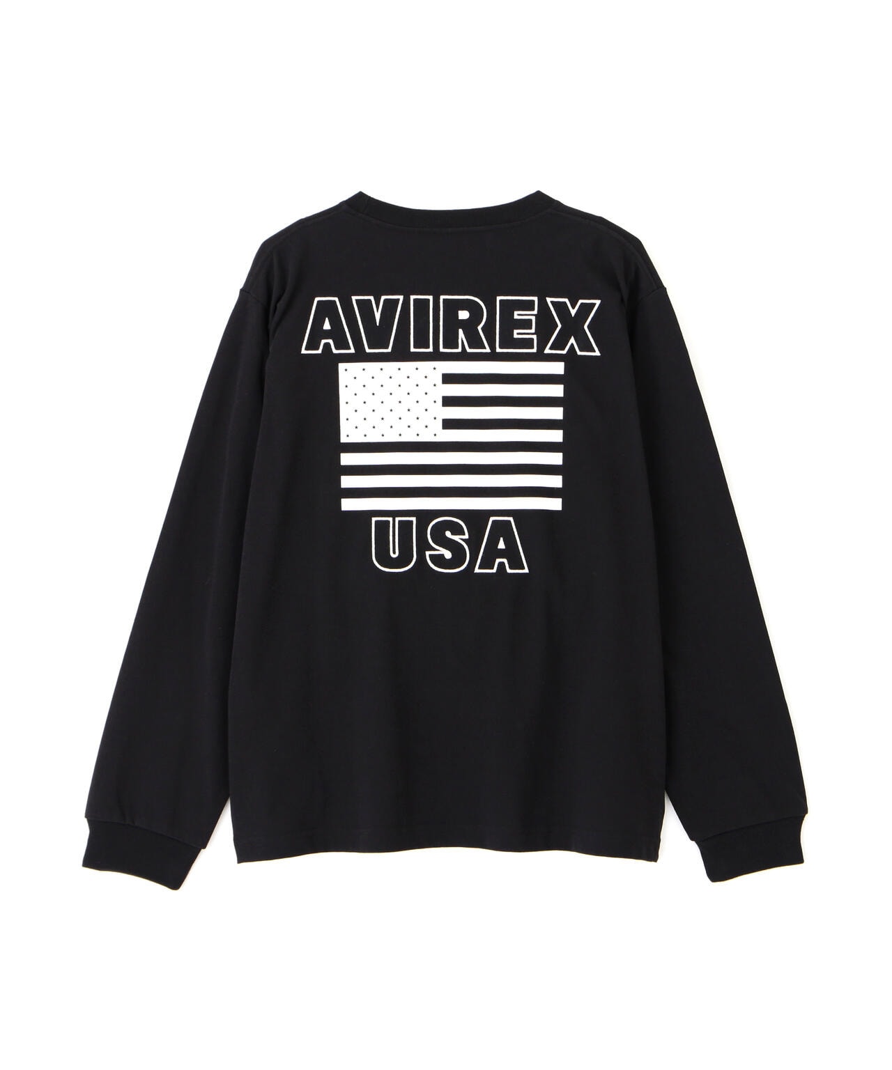 《WEB&DEPOT限定》AMERICAN FLAGS L/S T-SHIRT / アメリカン フラッグス 長袖 Tシャツ / AVIREX