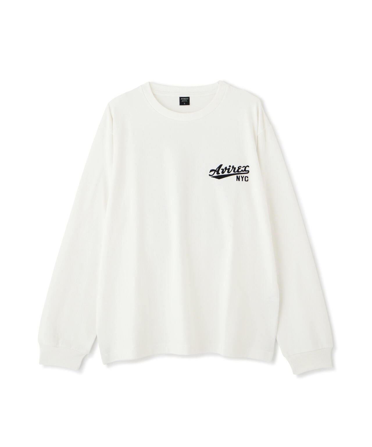 《WEB&DEPOT限定》AMERICAN FLAGS L/S T-SHIRT / アメリカン フラッグス 長袖 Tシャツ / AVIREX