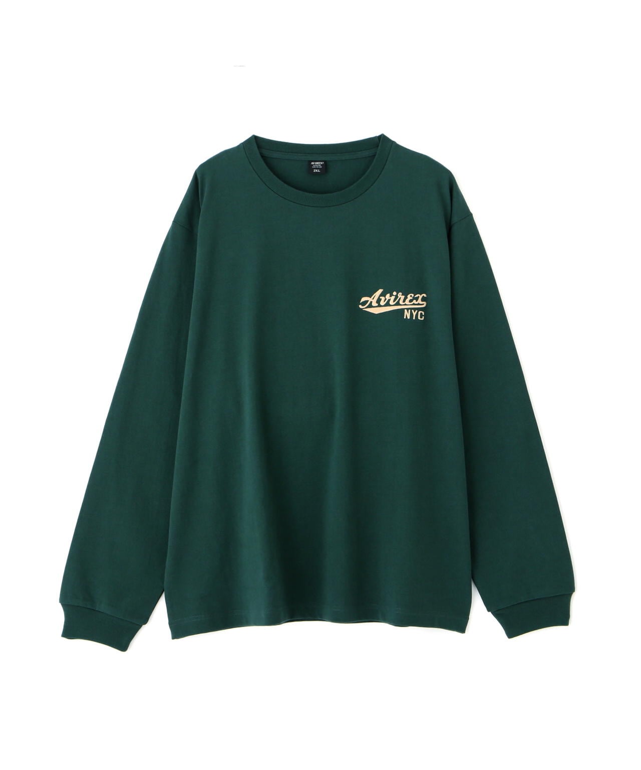 《WEB&DEPOT限定》AMERICAN FLAGS L/S T-SHIRT / アメリカン フラッグス 長袖 Tシャツ / AVIREX