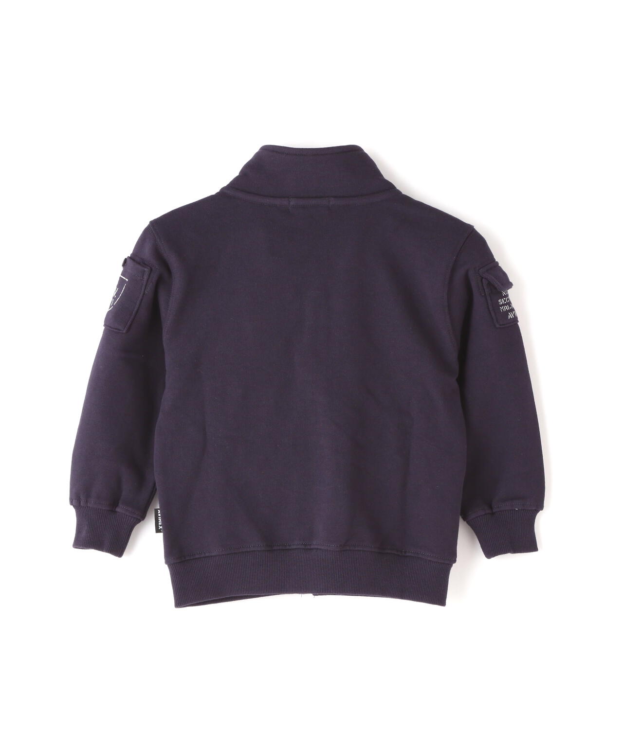 《KIDS》FATIGUE STAND COLLAR ZIPUP SWEAT / ファティーグ スタンド カラー