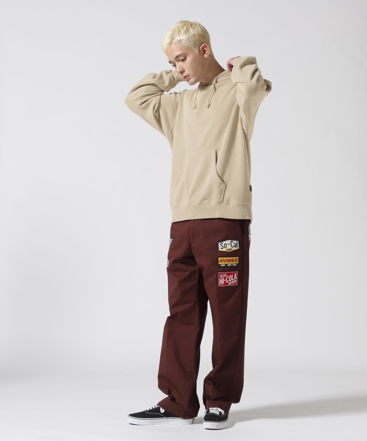 《DAILY/デイリー》FADE WASH PULL OVER PARKA / フェード ウォッシュ プルオーバー パーカー