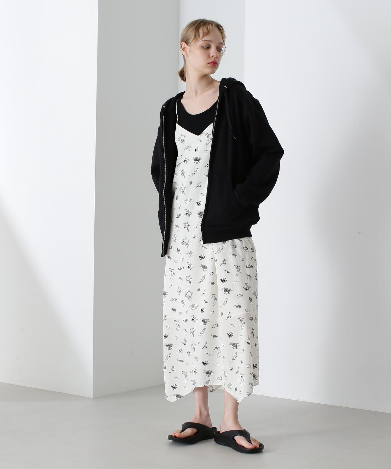《DAILY/デイリー》ZIP UP SWEAT PARKA / ジップアップ スウェット パーカー / AVIREX /アヴィレックス