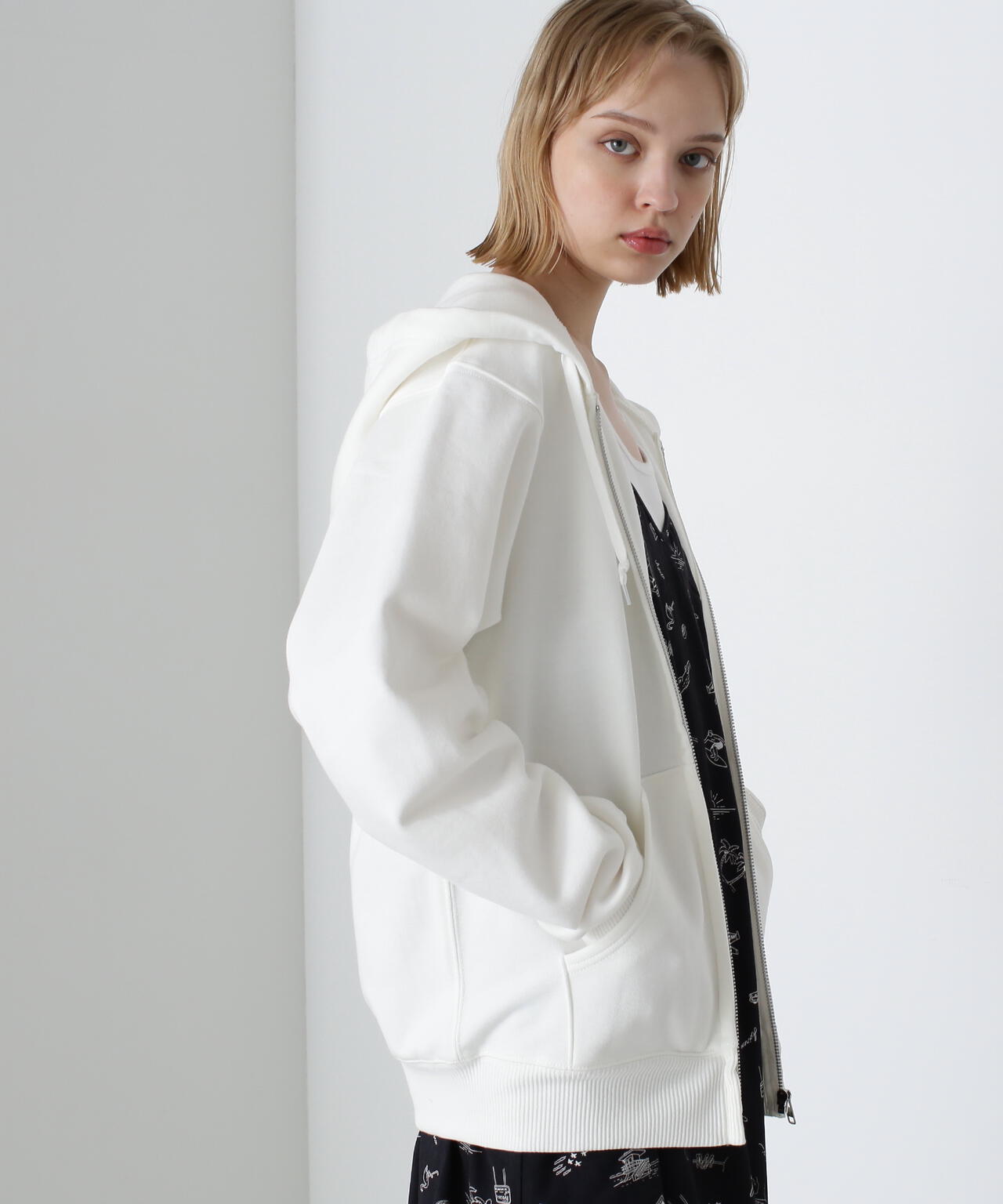 《DAILY/デイリー》ZIP UP SWEAT PARKA / ジップアップ スウェット パーカー / AVIREX /アヴィレックス