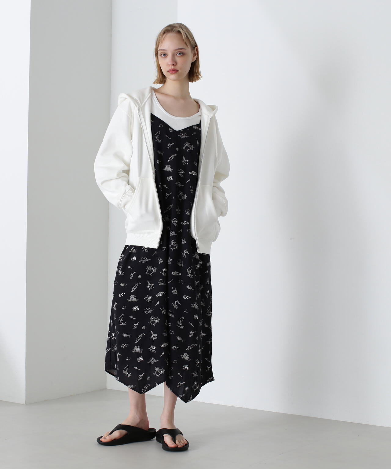 《DAILY/デイリー》ZIP UP SWEAT PARKA / ジップアップ スウェット パーカー / AVIREX /アヴィレックス