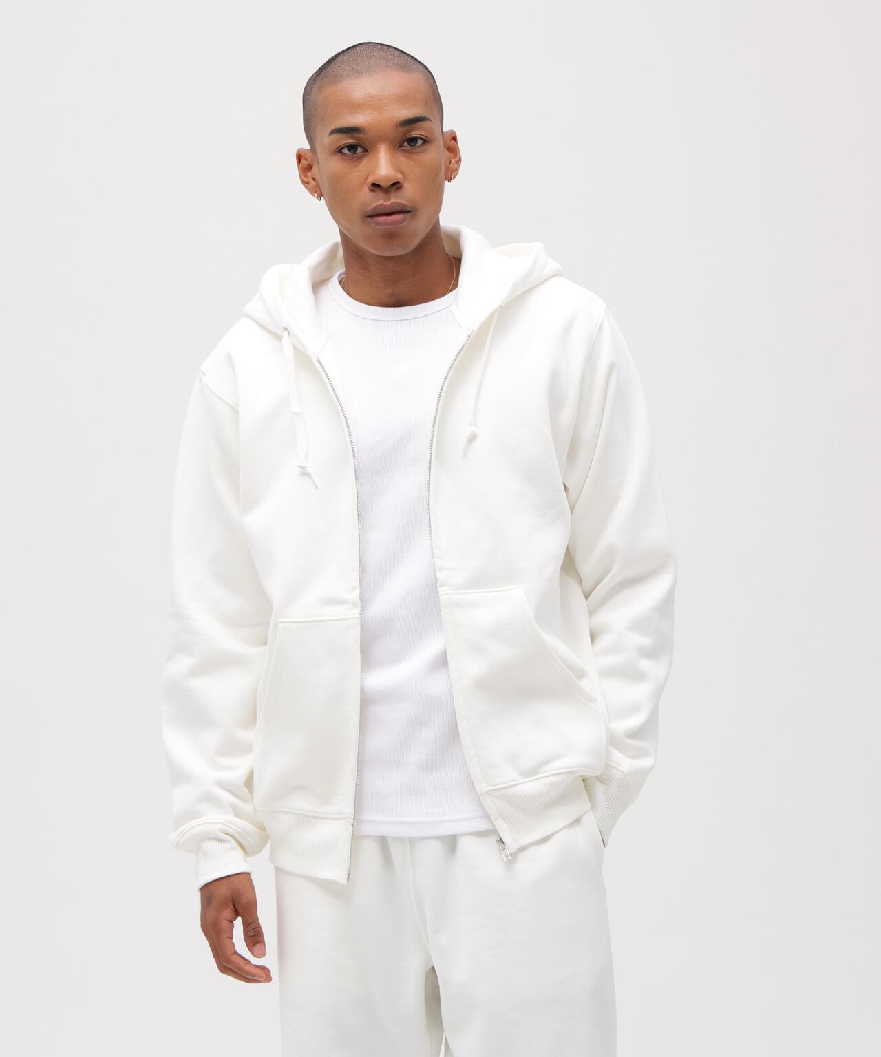 《DAILY/デイリー》ZIP UP SWEAT PARKA / ジップアップ スウェット パーカー / AVIREX /アヴィレックス