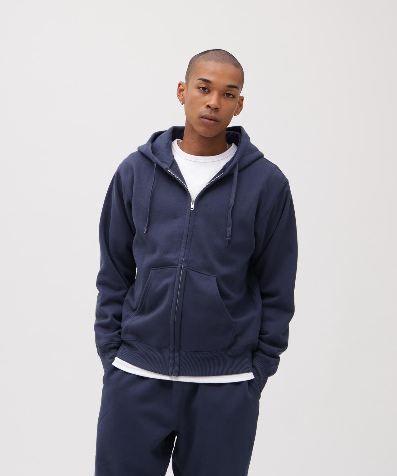《DAILY/デイリー》ZIP UP SWEAT PARKA / ジップアップ スウェット パーカー / AVIREX /アヴィレックス