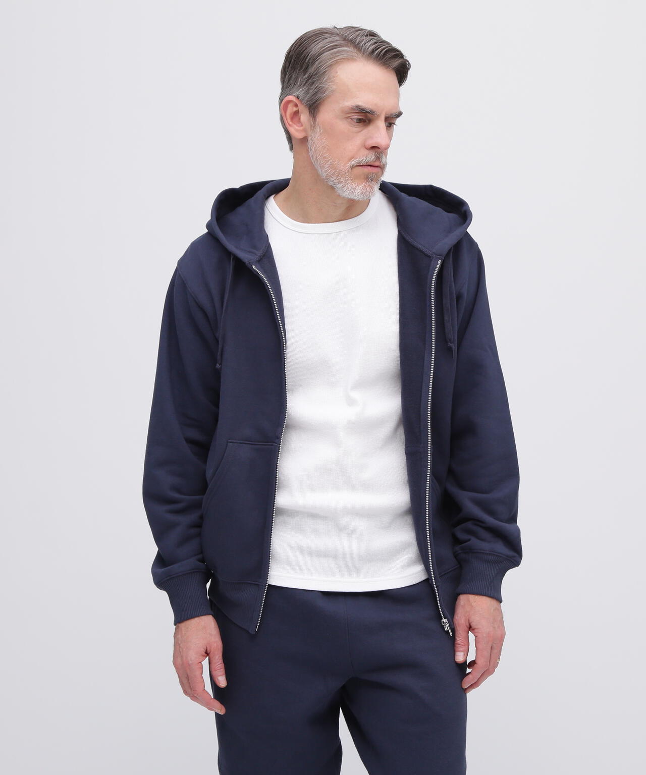 《DAILY/デイリー》ZIP UP SWEAT PARKA / ジップアップ スウェット パーカー / AVIREX /アヴィレックス